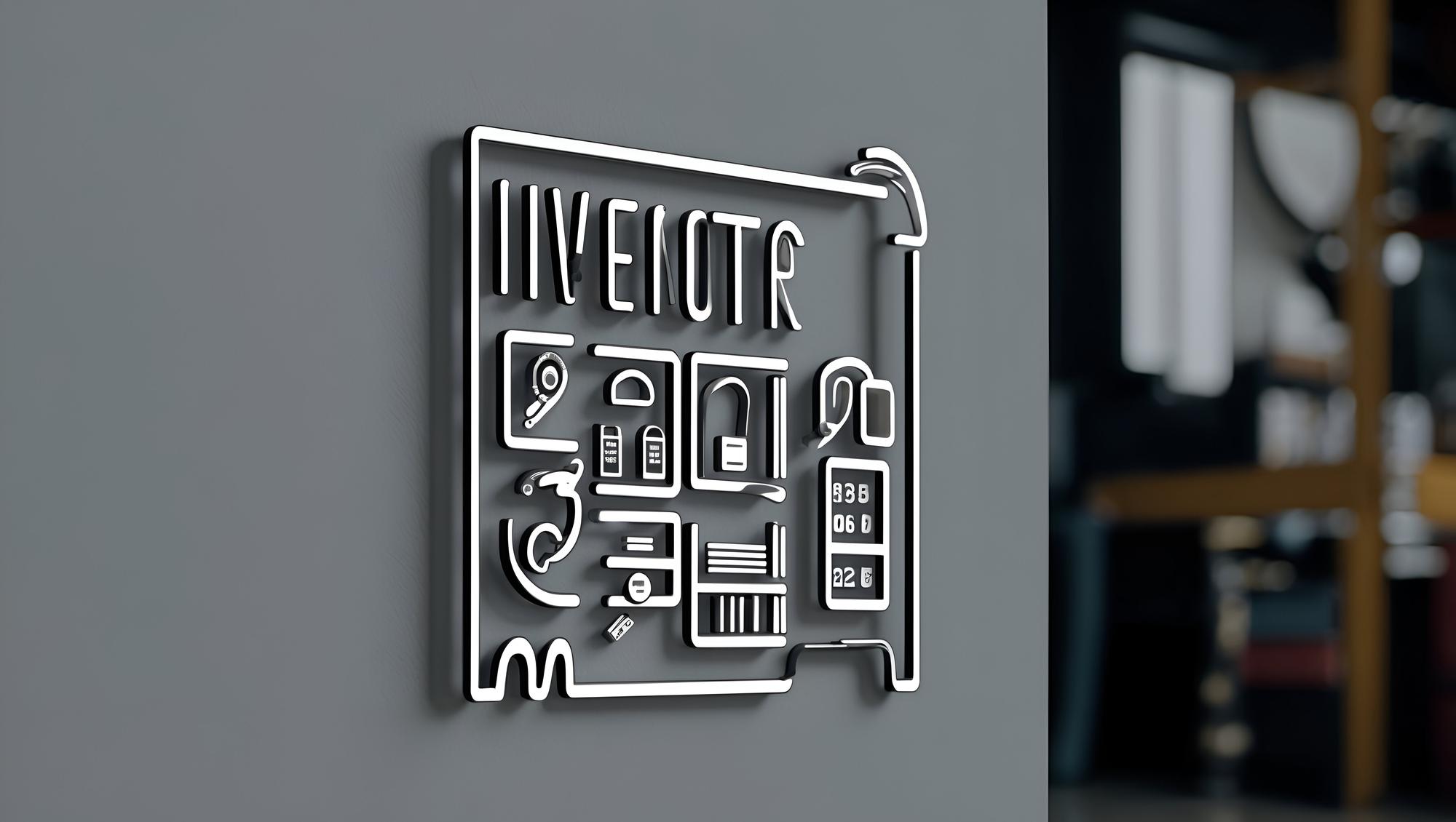 Studio doorway and branded sign